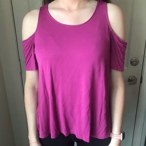 Pink off the shoulder top